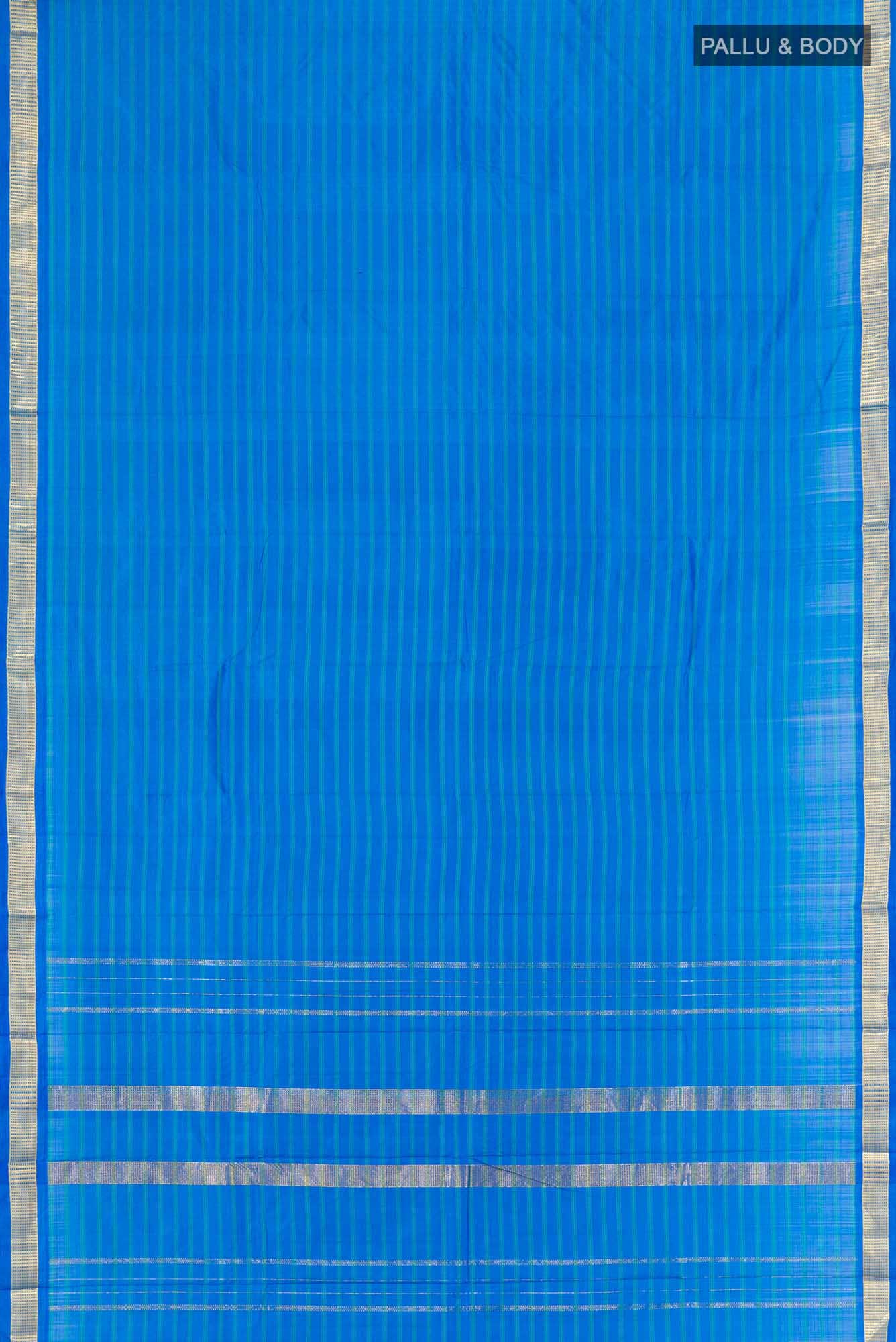 Blue Kanchipuram Saree