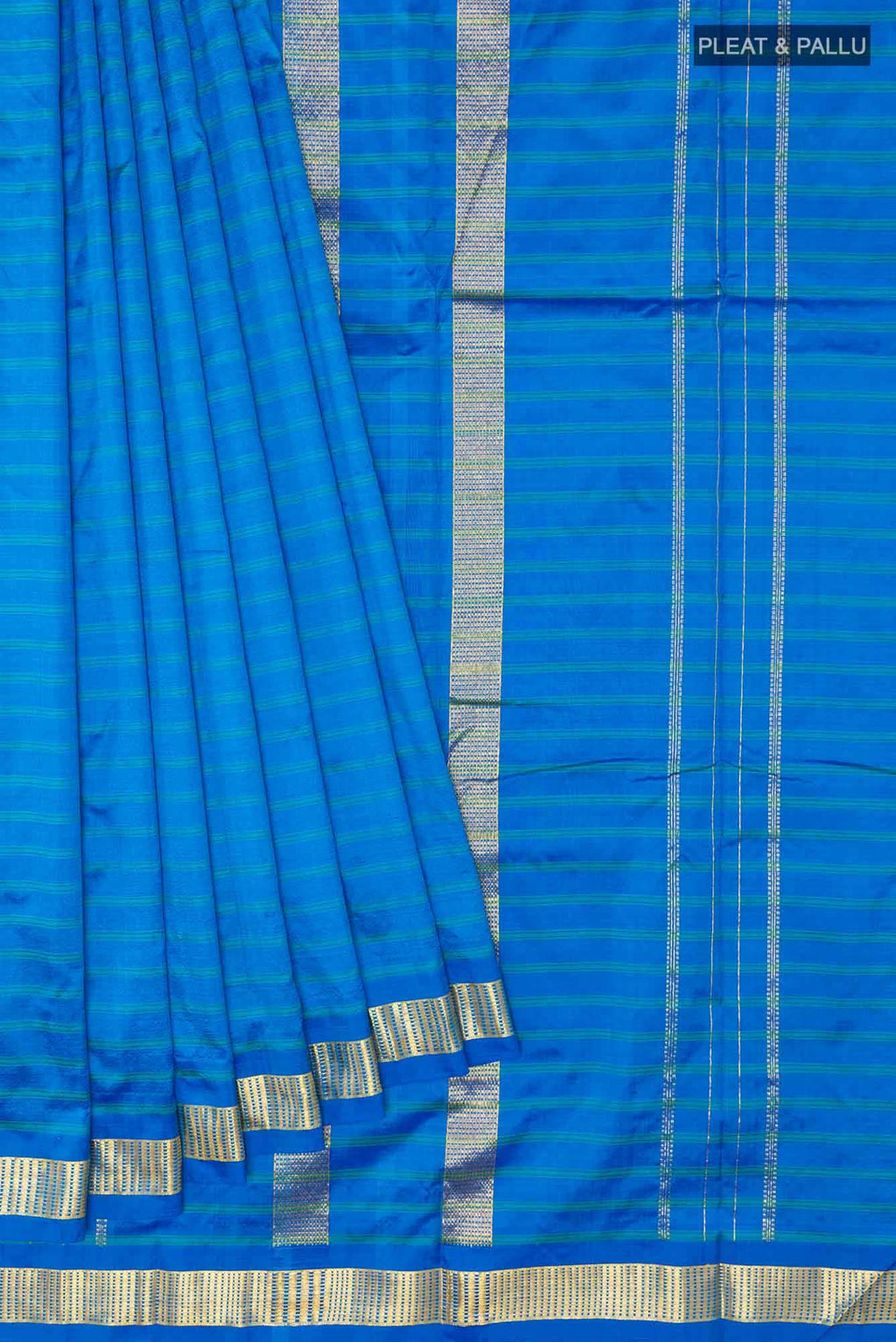 Blue Kanchipuram Saree