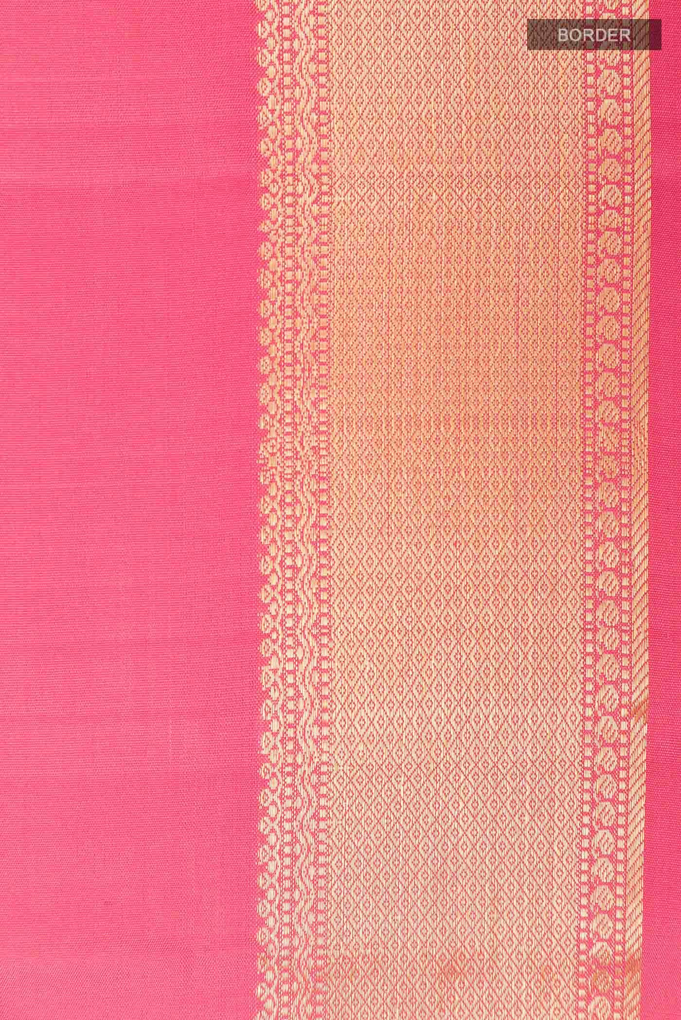 Pink Kanchipuram Silk Saree
