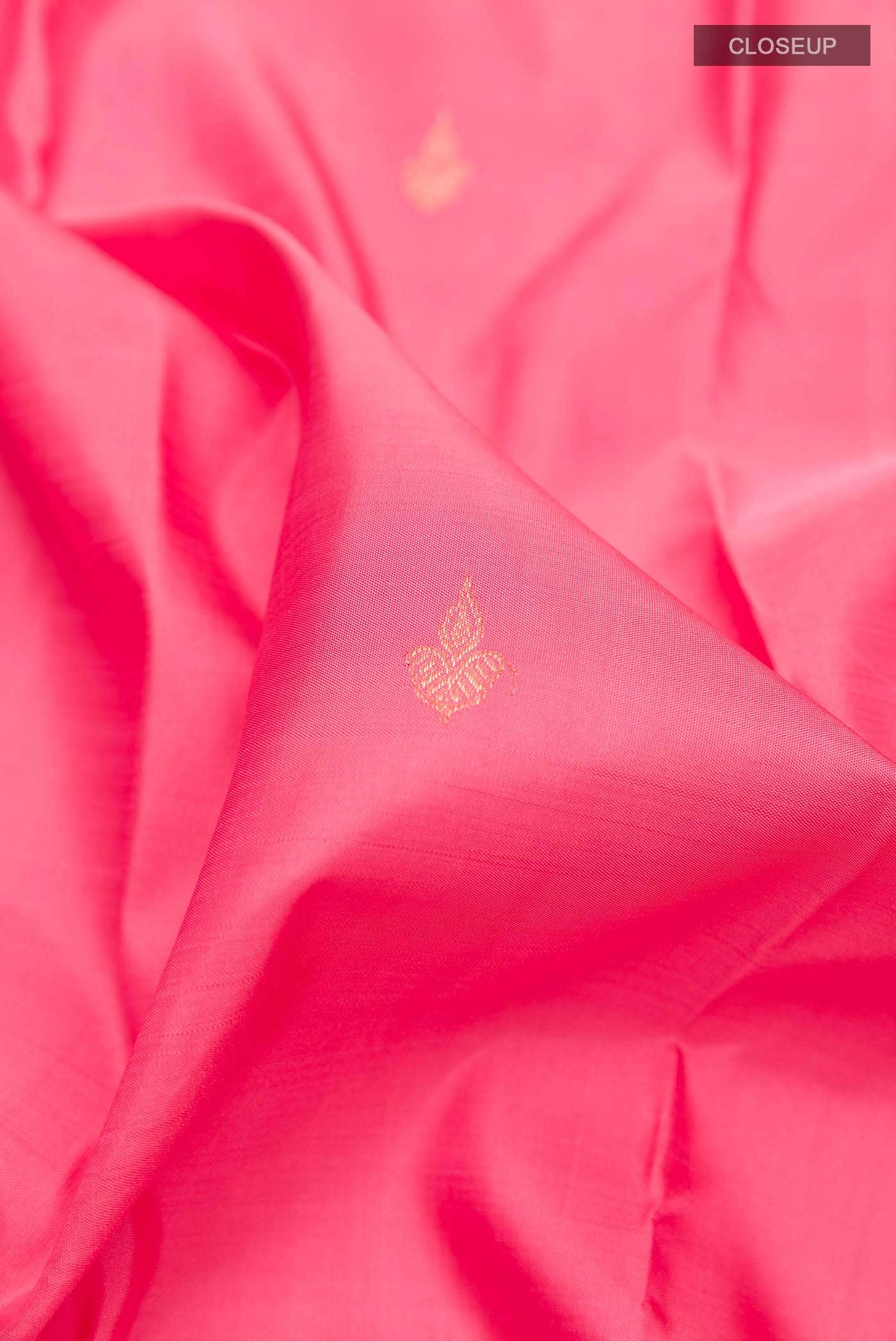 Pink Kanchipuram Silk Saree