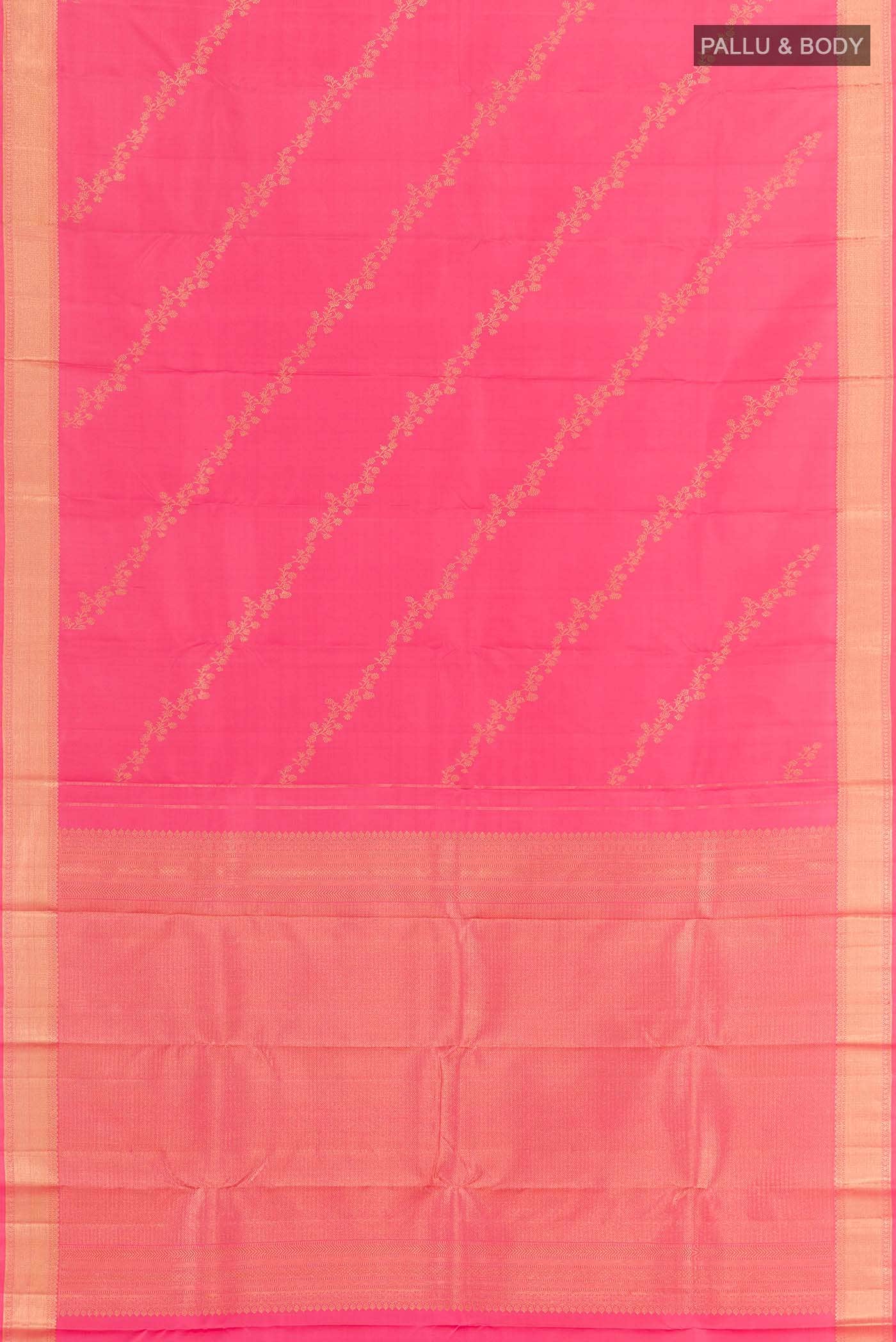Pink Kanchipuram Silk Saree