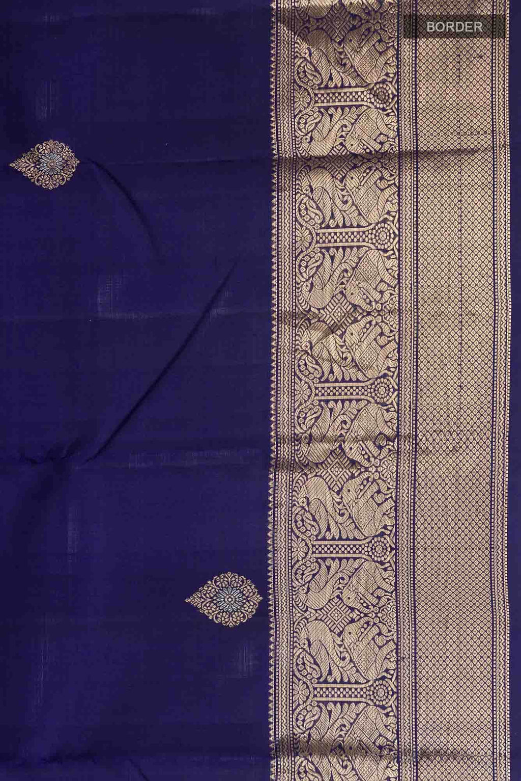Blue Kanchipuram Silk Saree