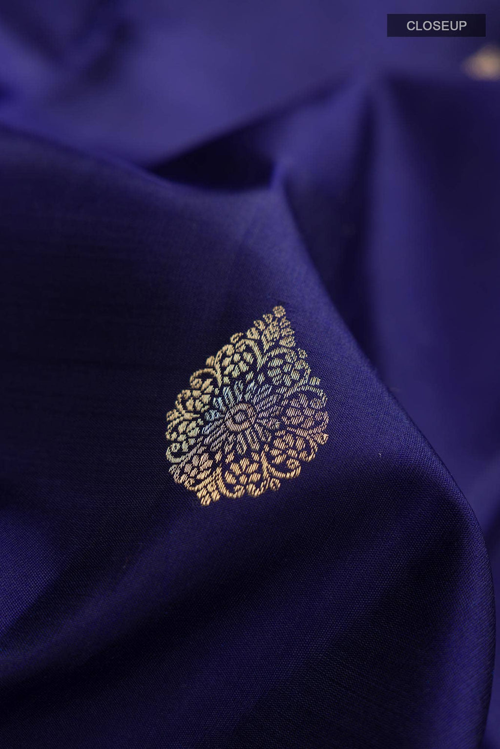 Blue Kanchipuram Silk Saree