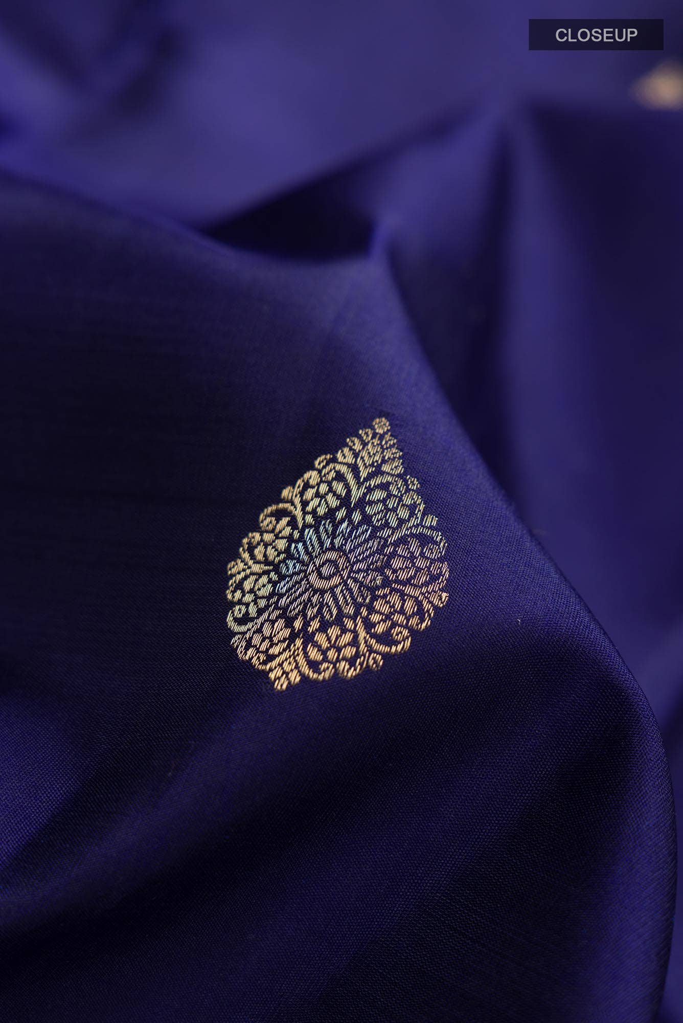Blue Kanchipuram Silk Saree
