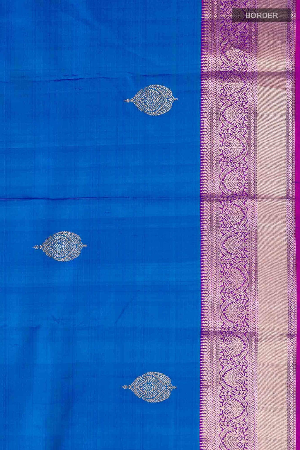 Blue Kanchipuram Silk Saree