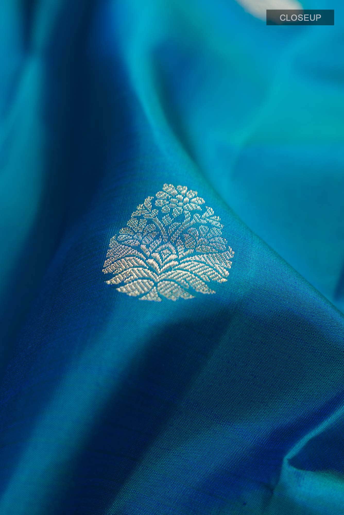 Blue Kanchipuram Silk Saree