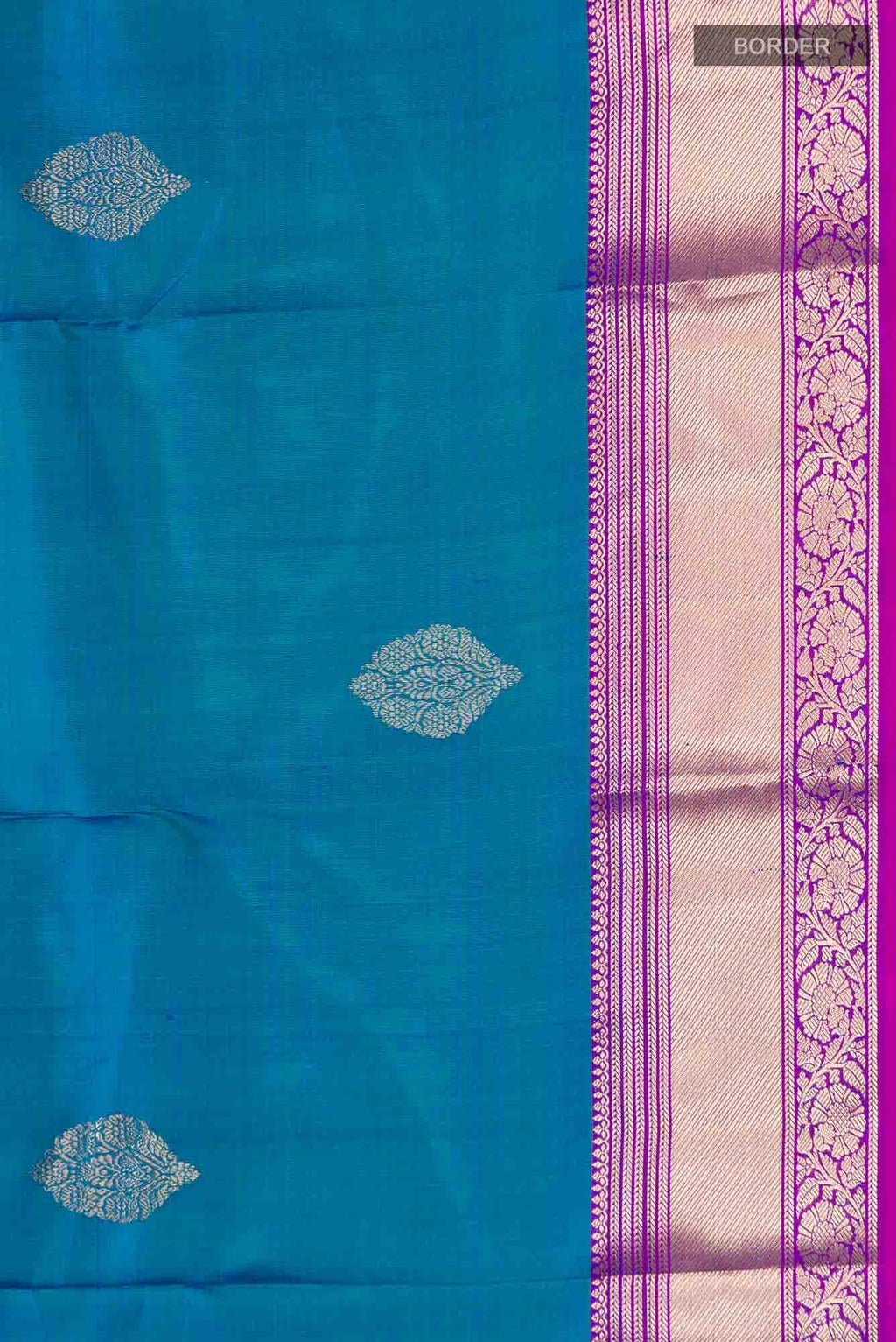 Blue Kanchipuram Silk Saree