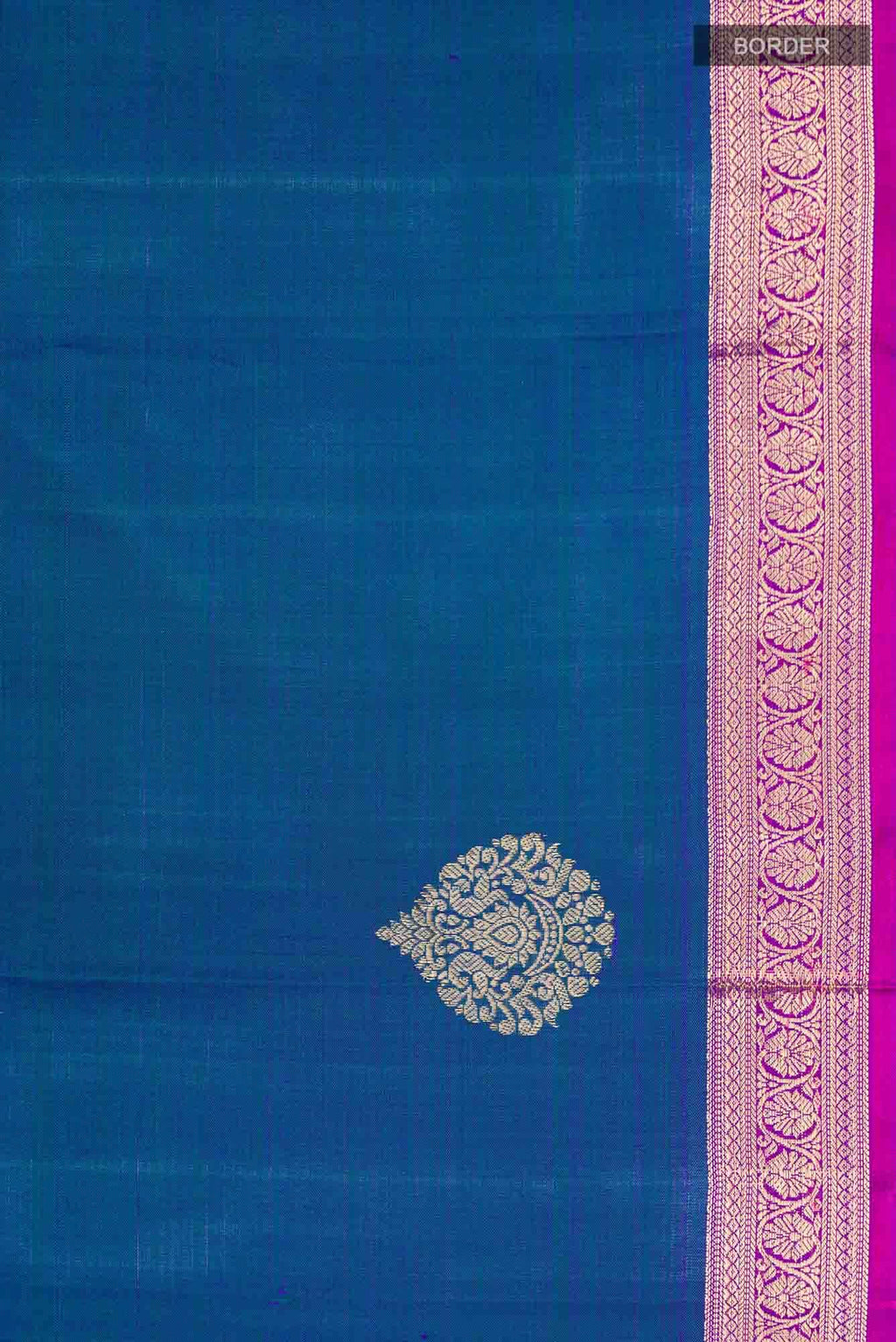 Blue Kanchipuram Silk Saree
