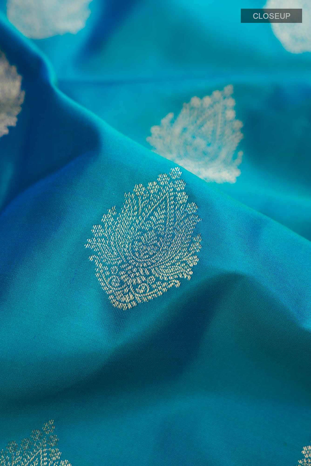 Blue Kanchipuram Silk Saree