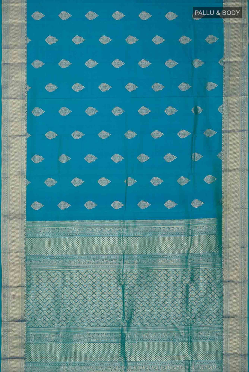 Blue Kanchipuram Silk Saree