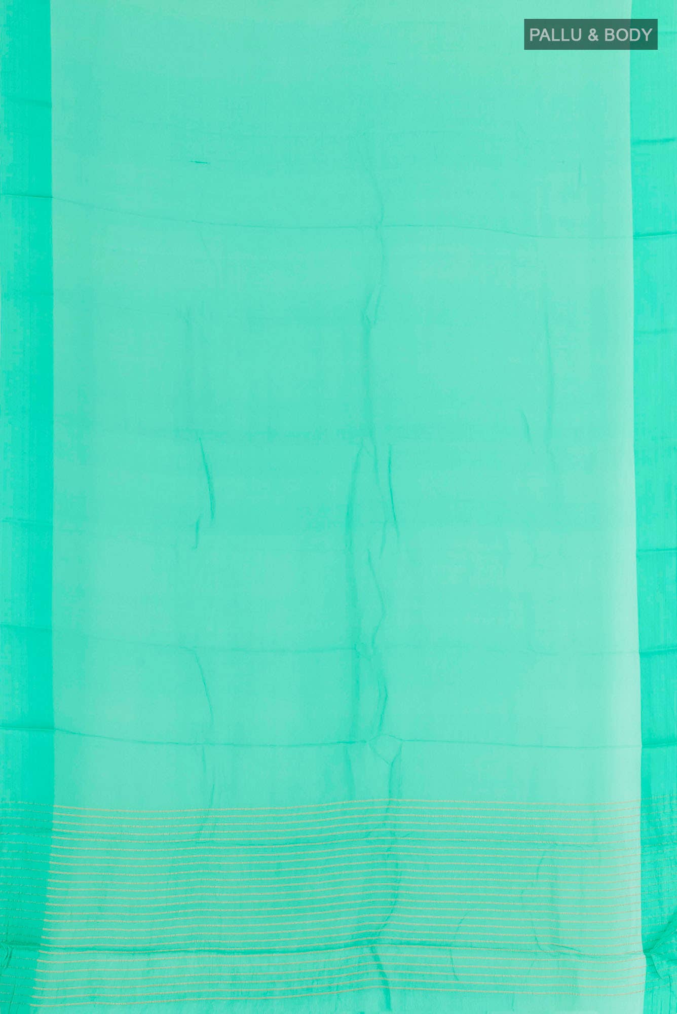 Sea Green Chiffon Saree