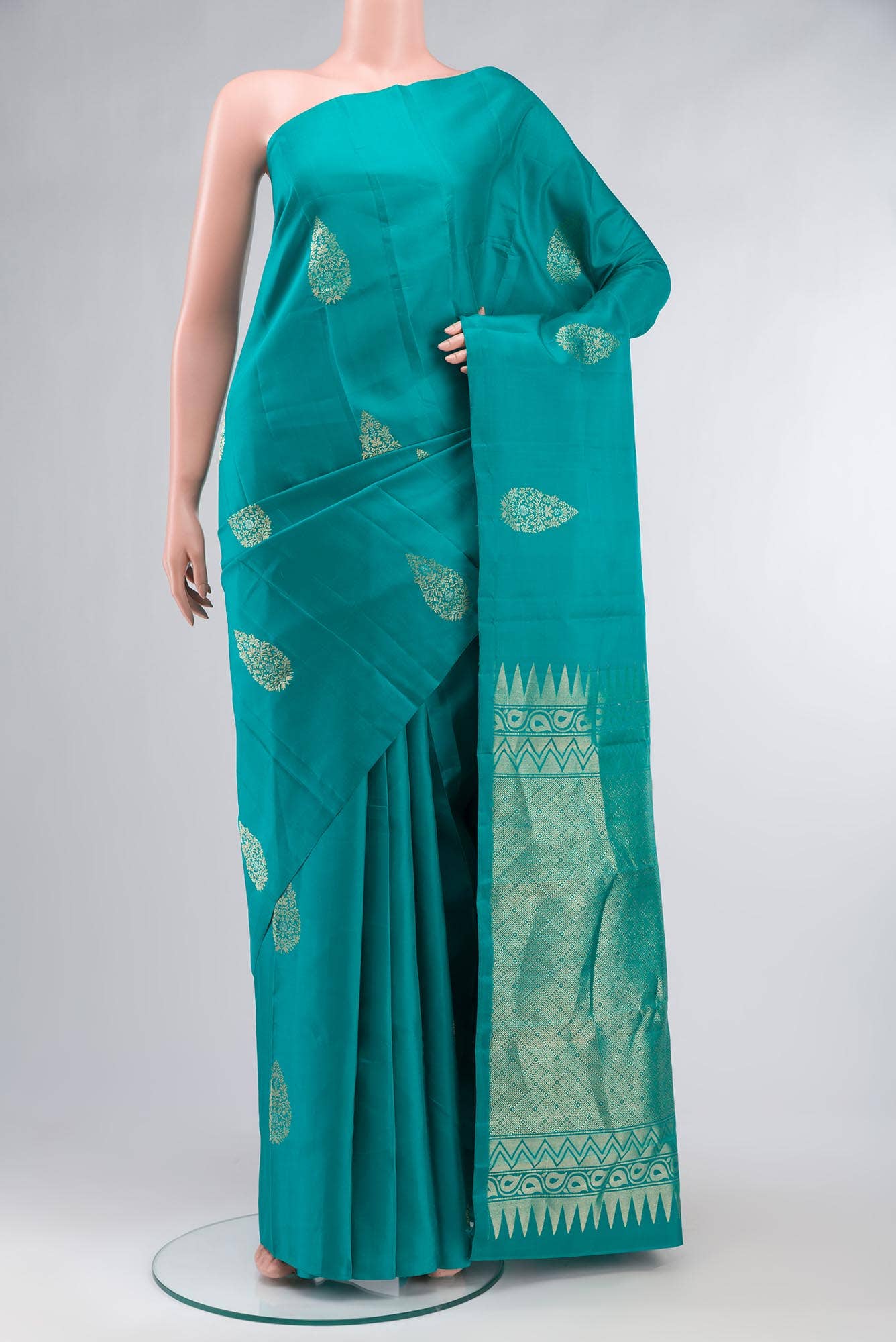 Green Kanchipuram Silk Saree