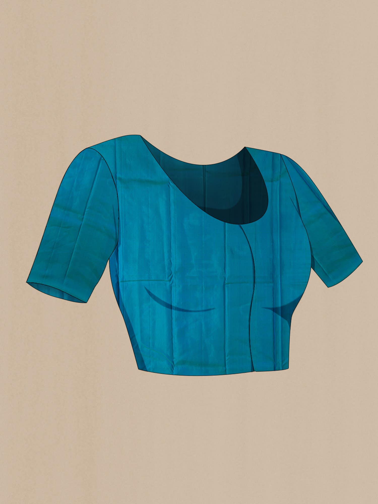 Blue Kanchipuram Silk Saree