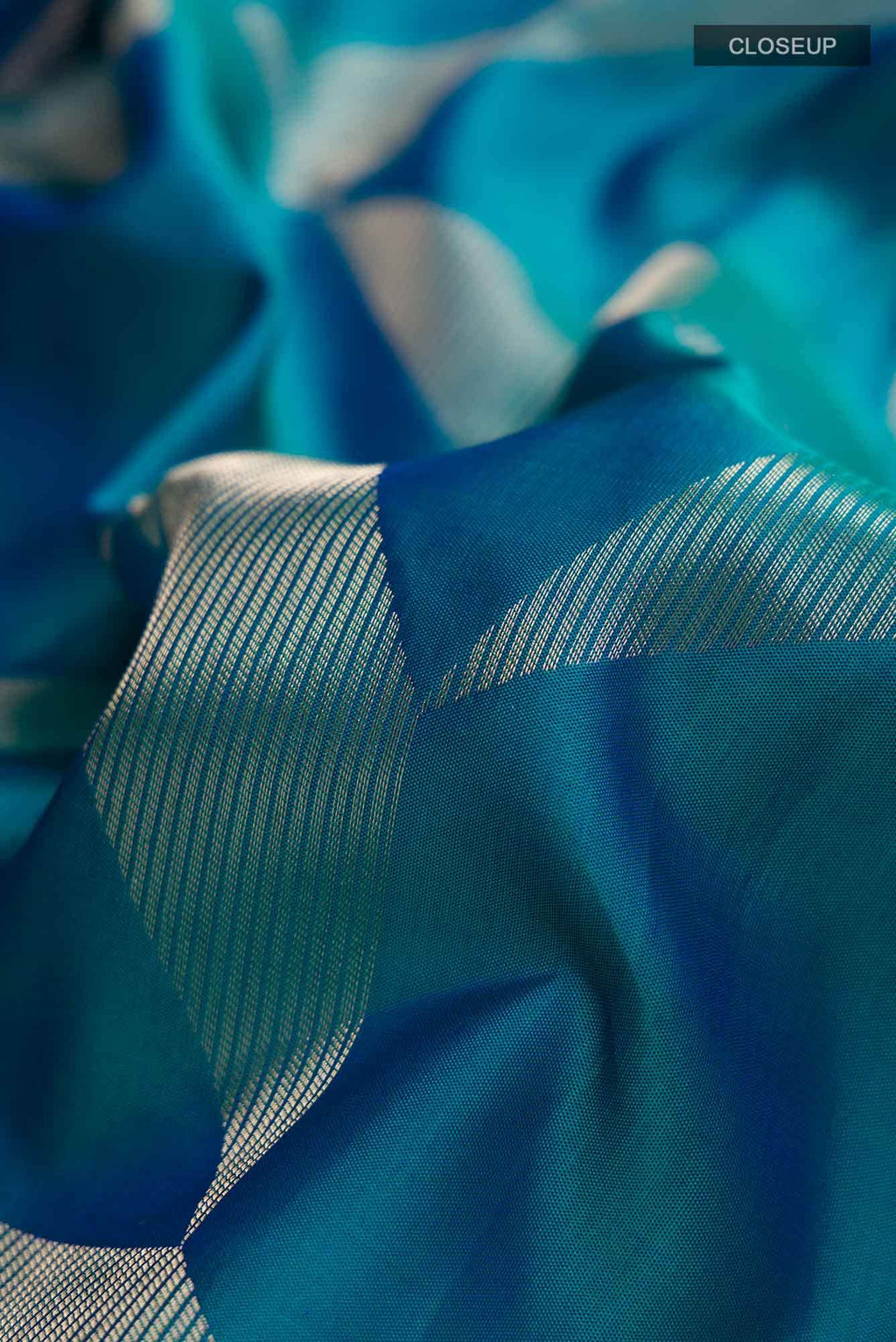 Blue Kanchipuram Silk Saree