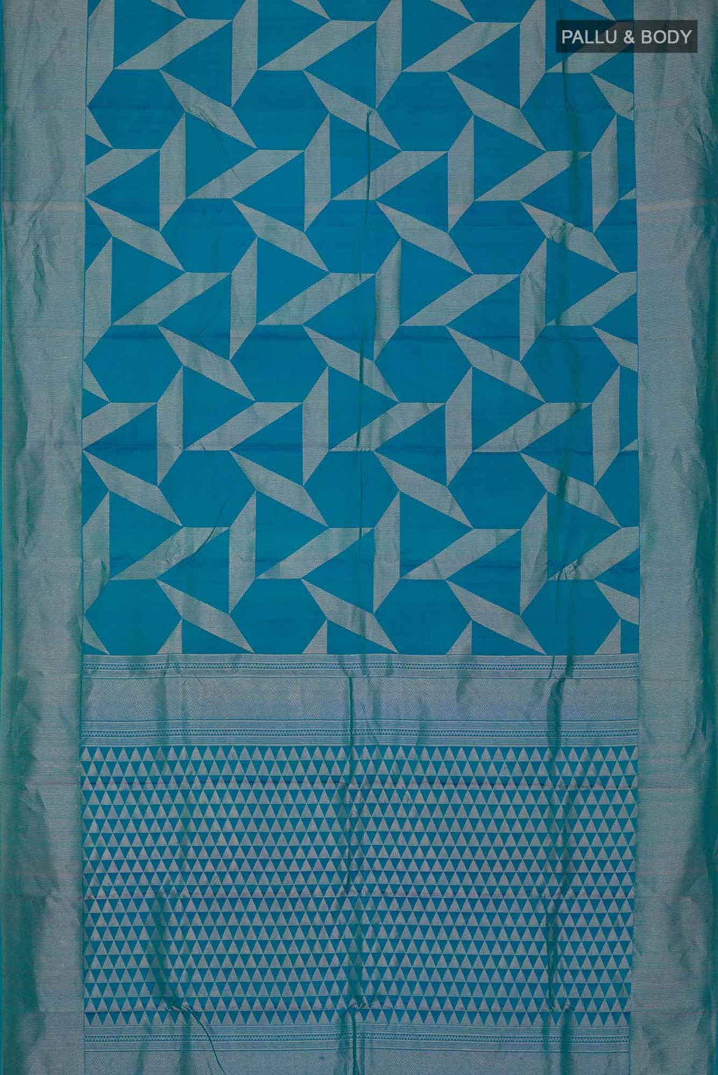 Blue Kanchipuram Silk Saree