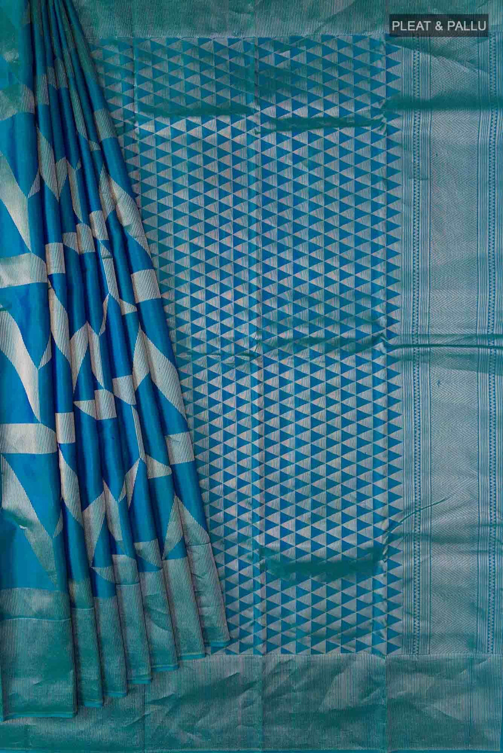Blue Kanchipuram Silk Saree
