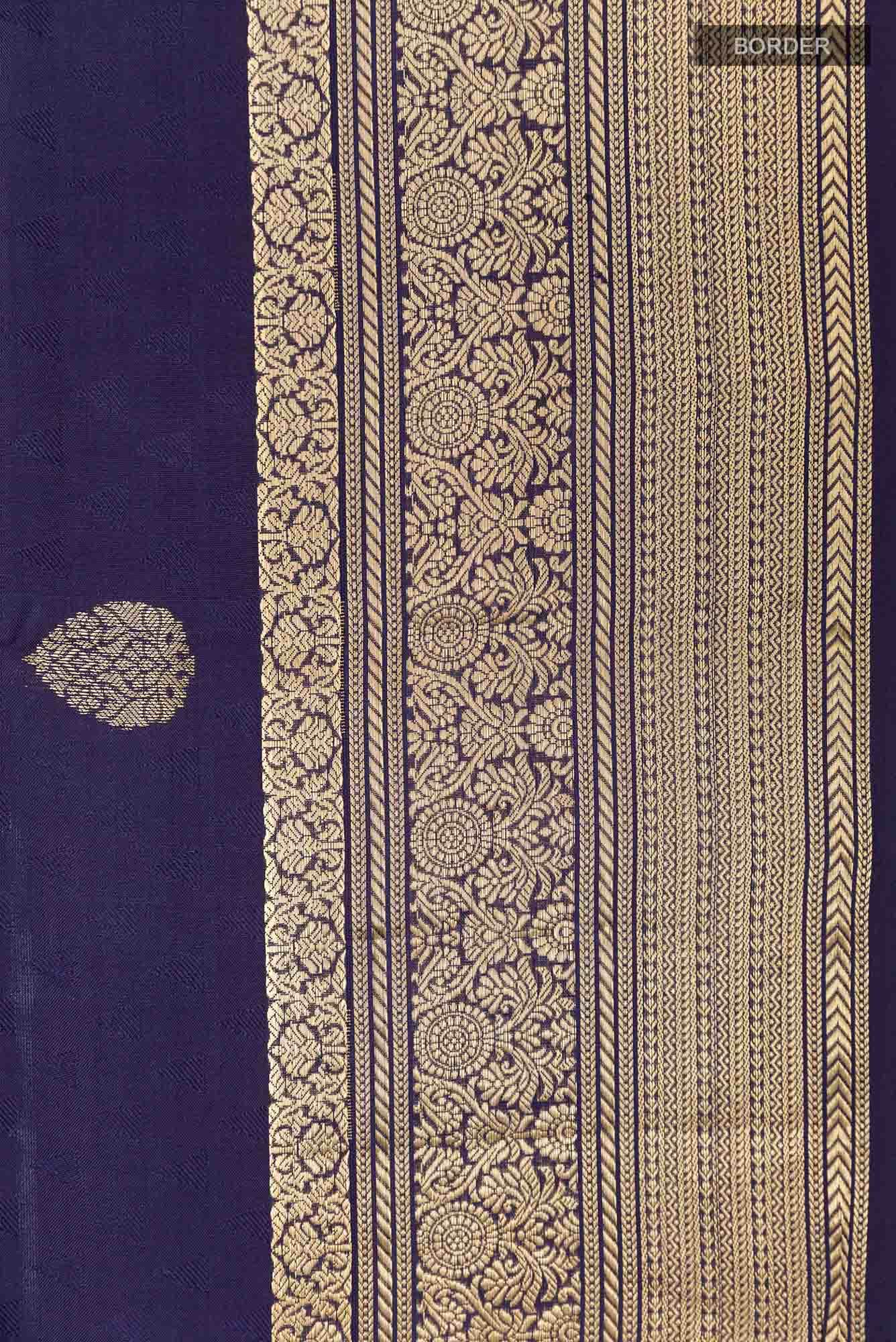 Navy Blue Soft Silk Saree