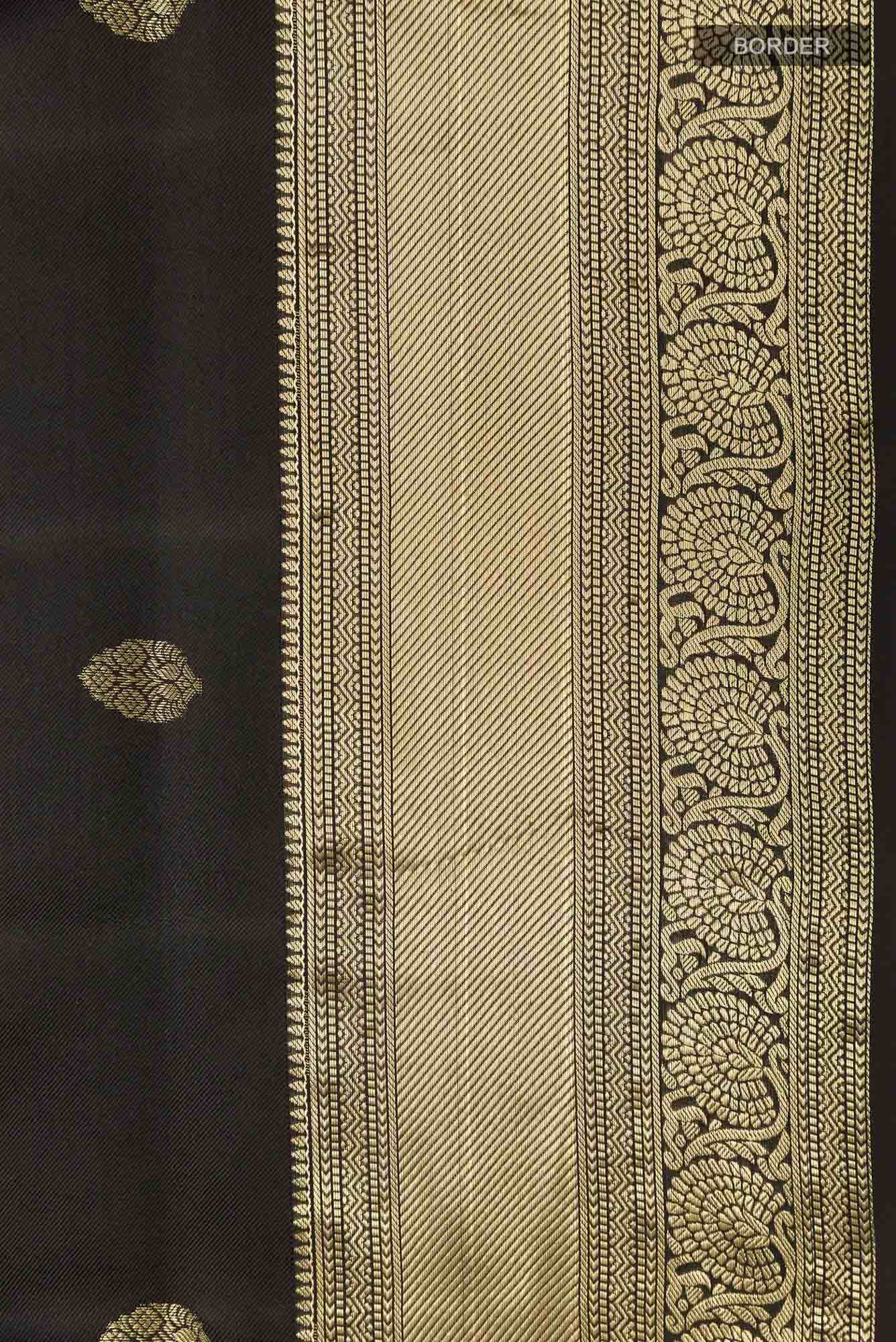Black Soft Silk Saree