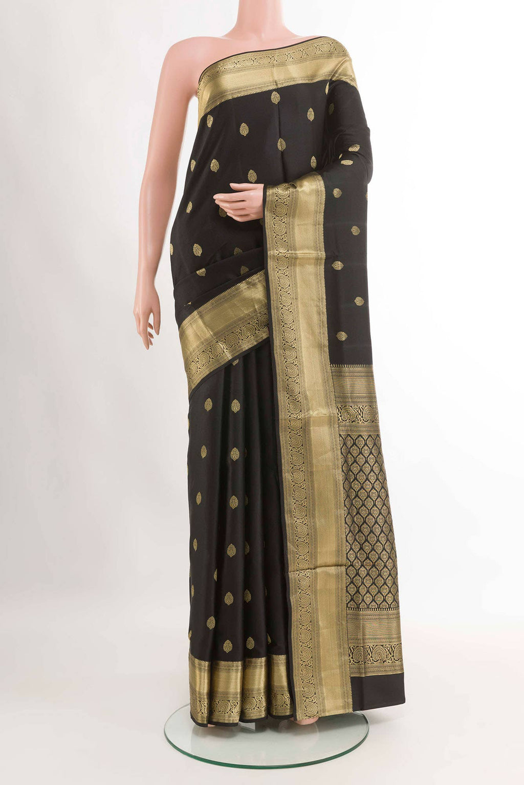 Black Soft Silk Saree