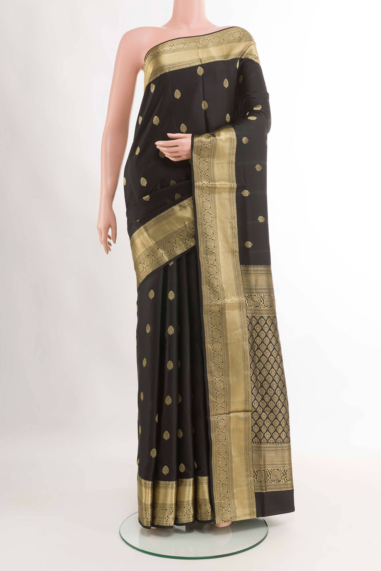 Black Soft Silk Saree
