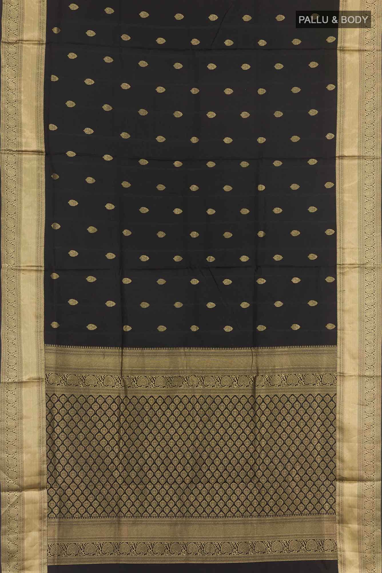 Black Soft Silk Saree
