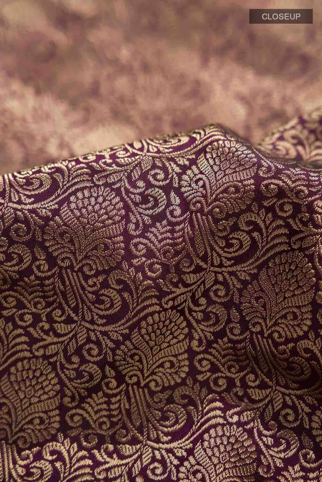 Purple Soft Silk Saree