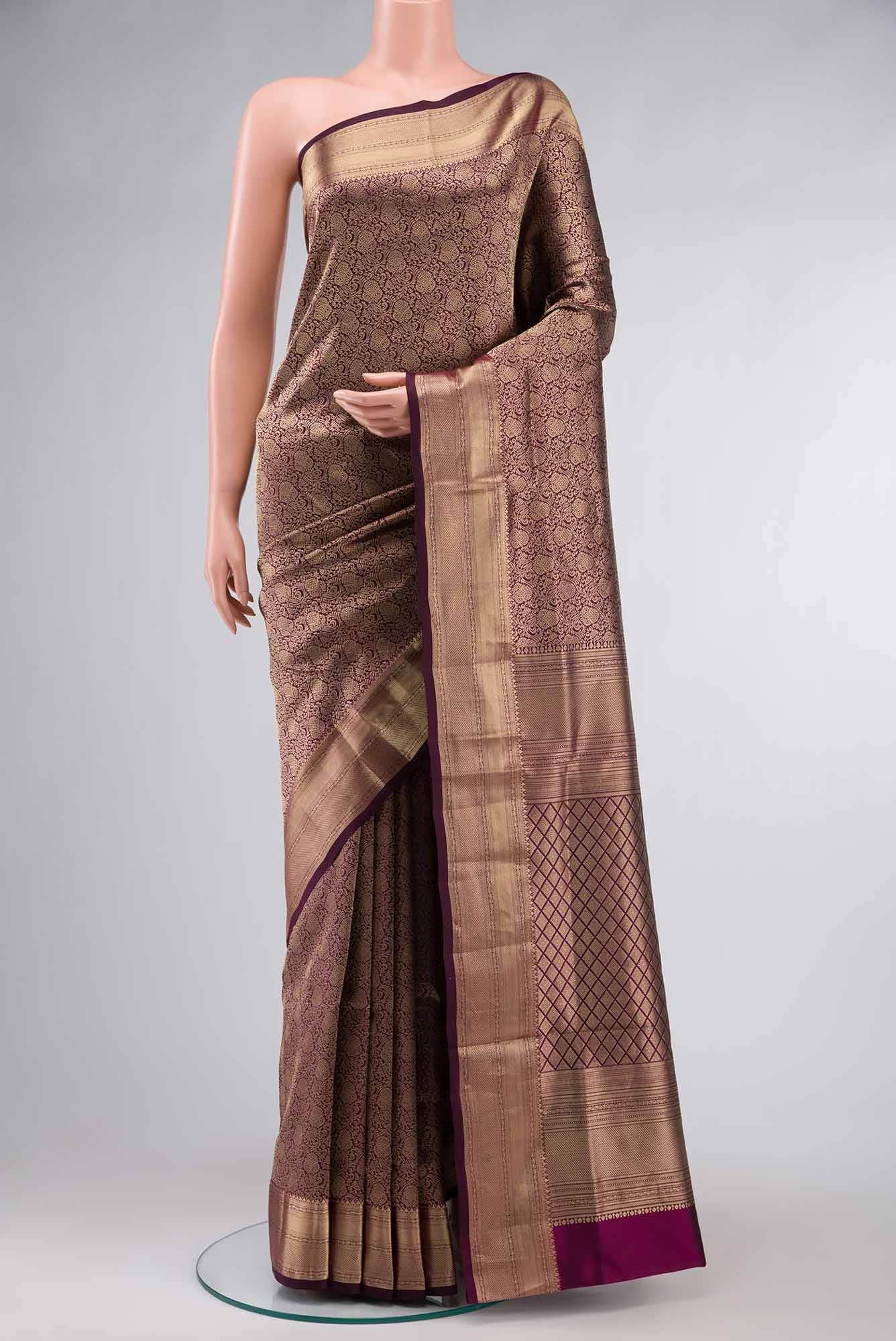 Purple Soft Silk Saree