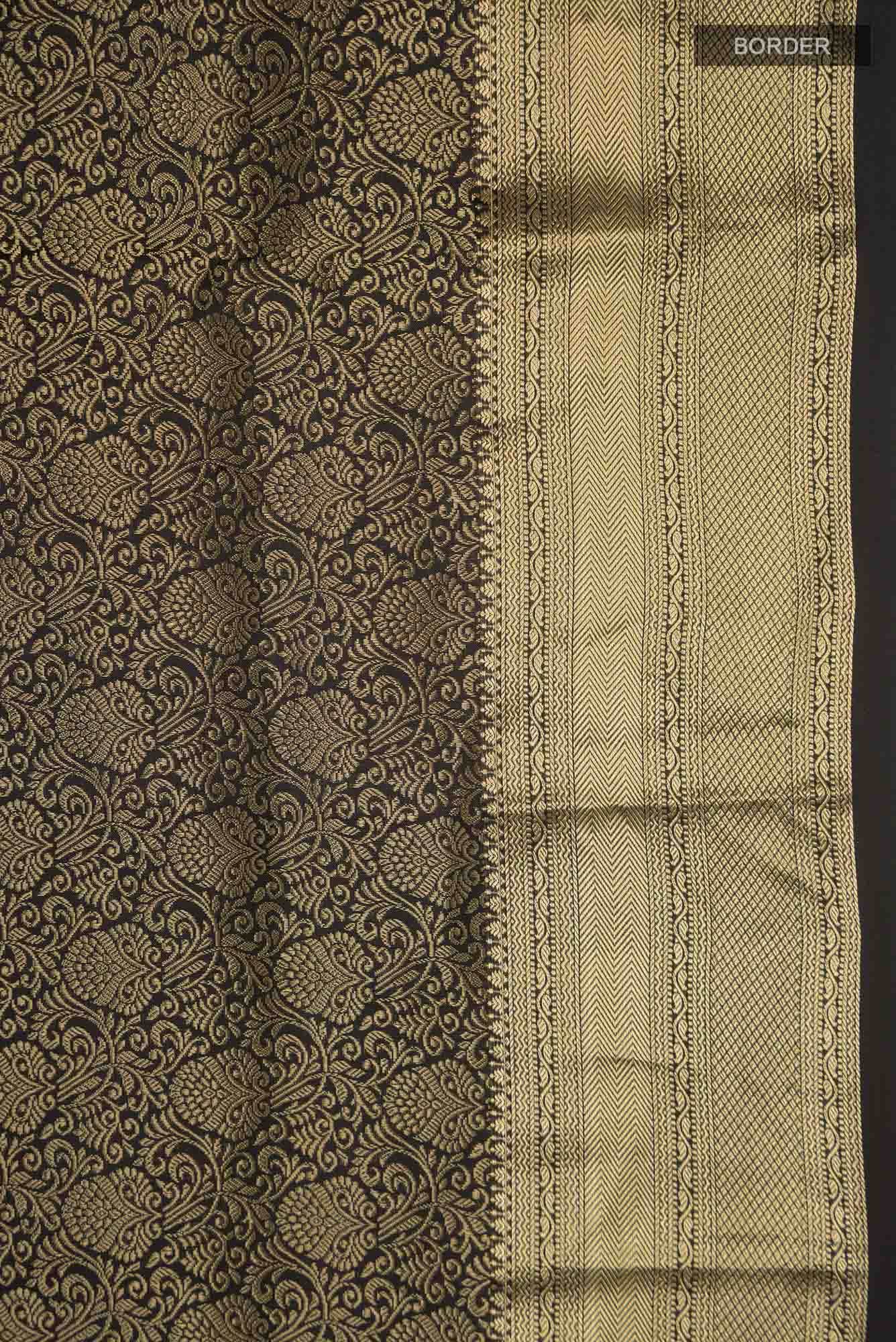Black Soft Silk Saree