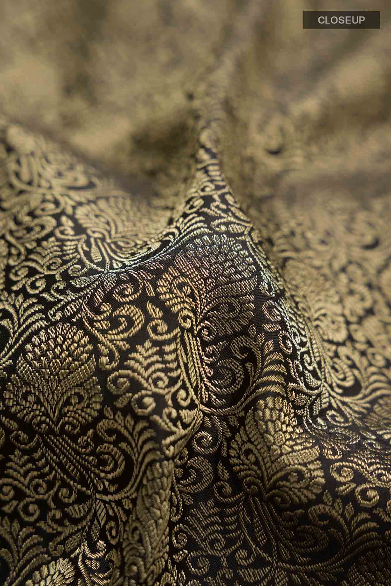 Black Soft Silk Saree