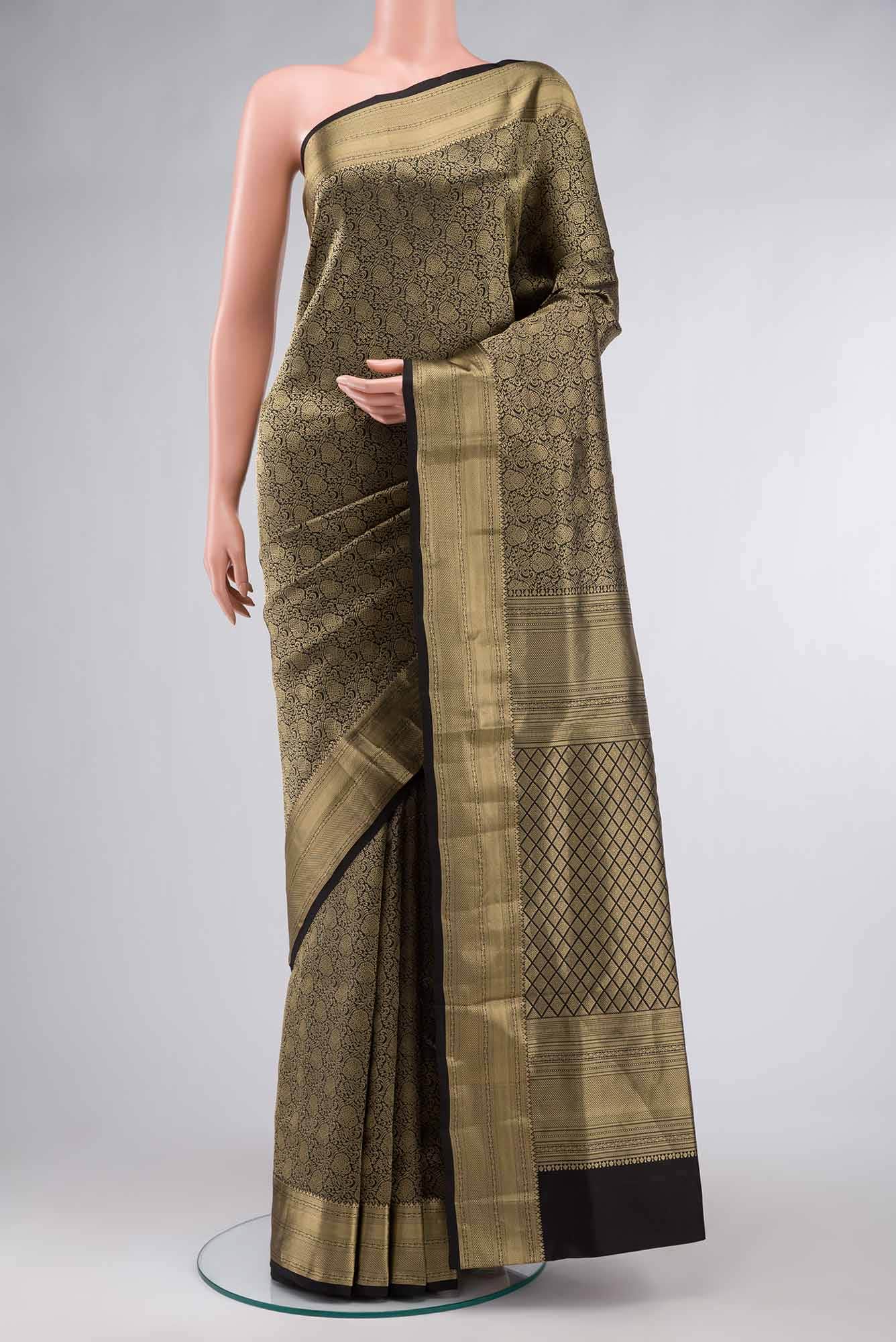 Black Soft Silk Saree