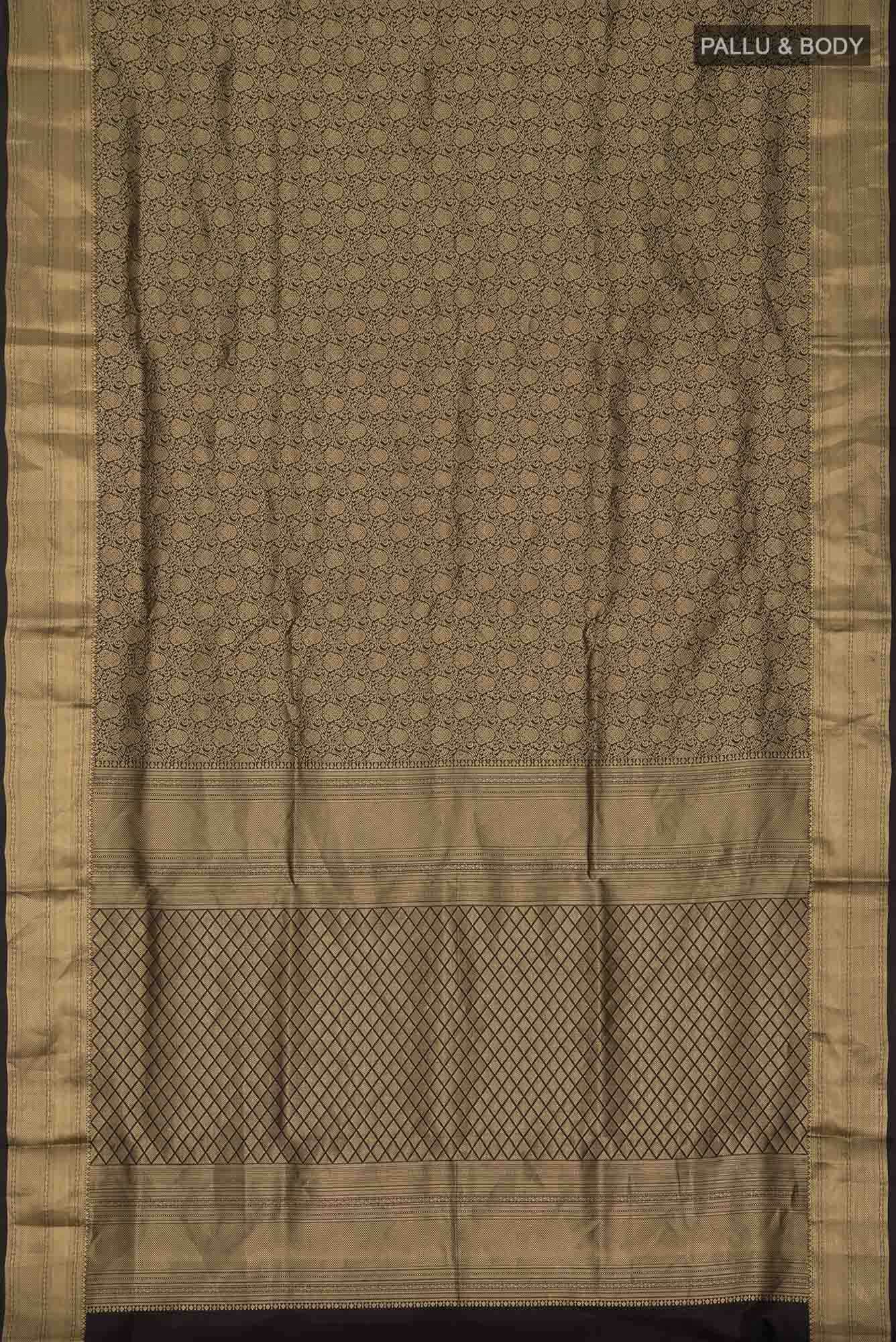 Black Soft Silk Saree