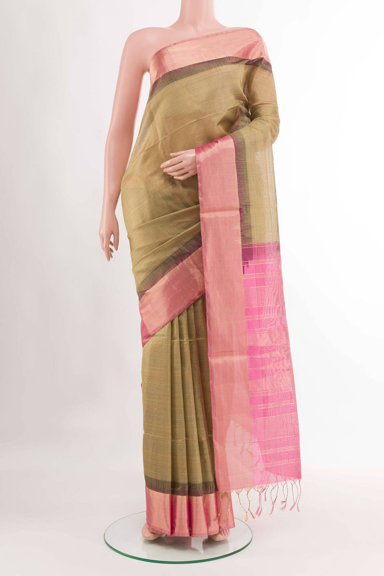 Golden Soft Silk Saree