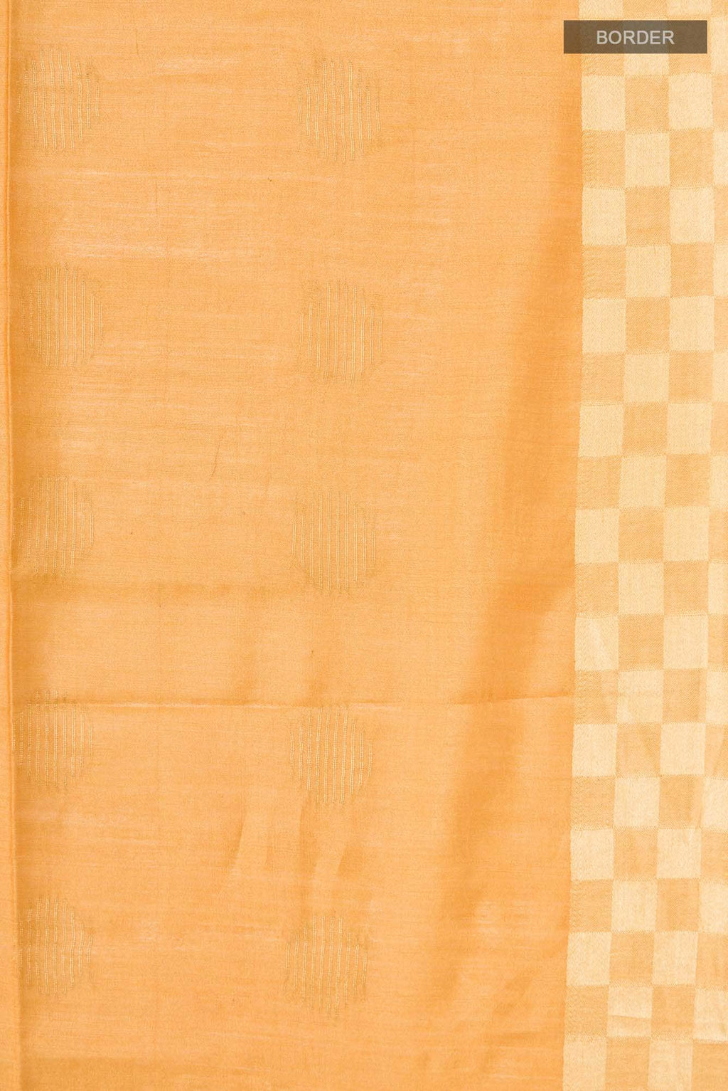 Mustard Tussar Silk Saree