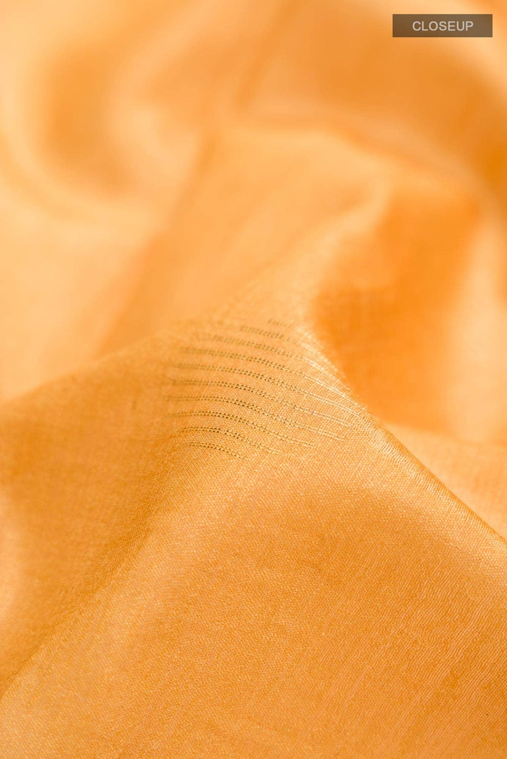 Mustard Tussar Silk Saree