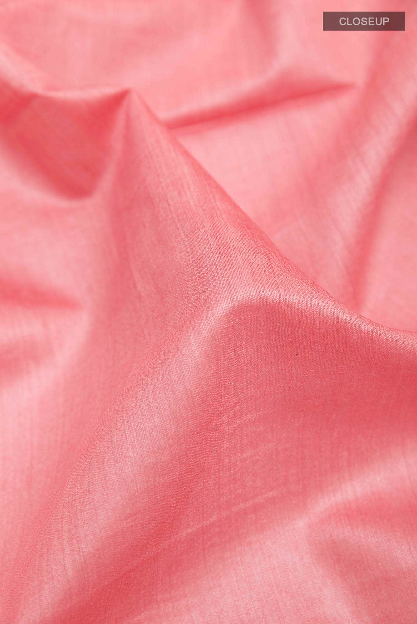 Pink Tussar Saree