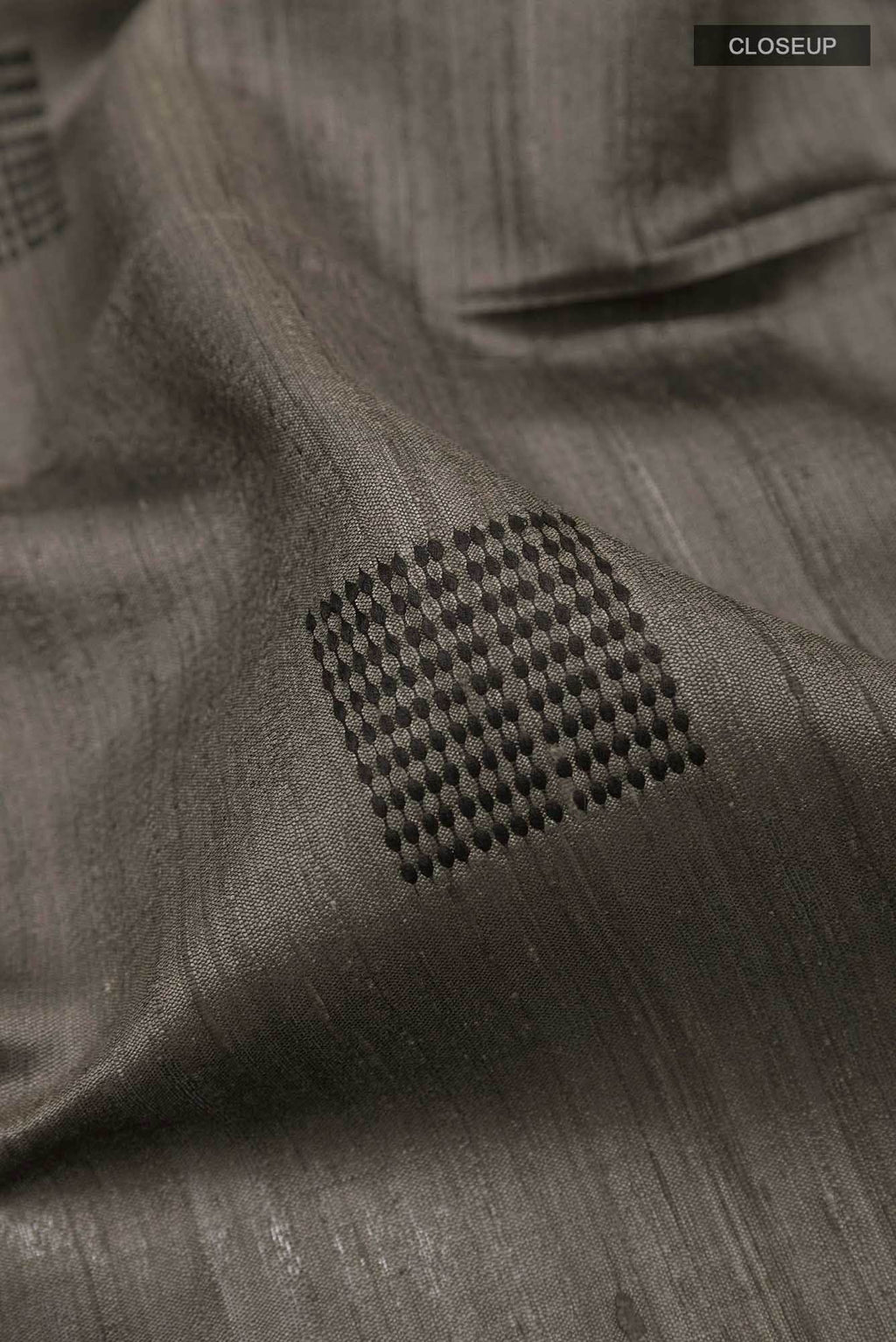 Grey Tussar Saree