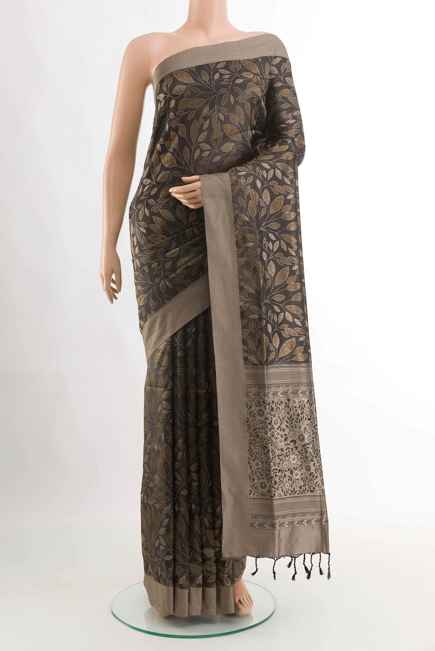 Black Soft Silk Saree