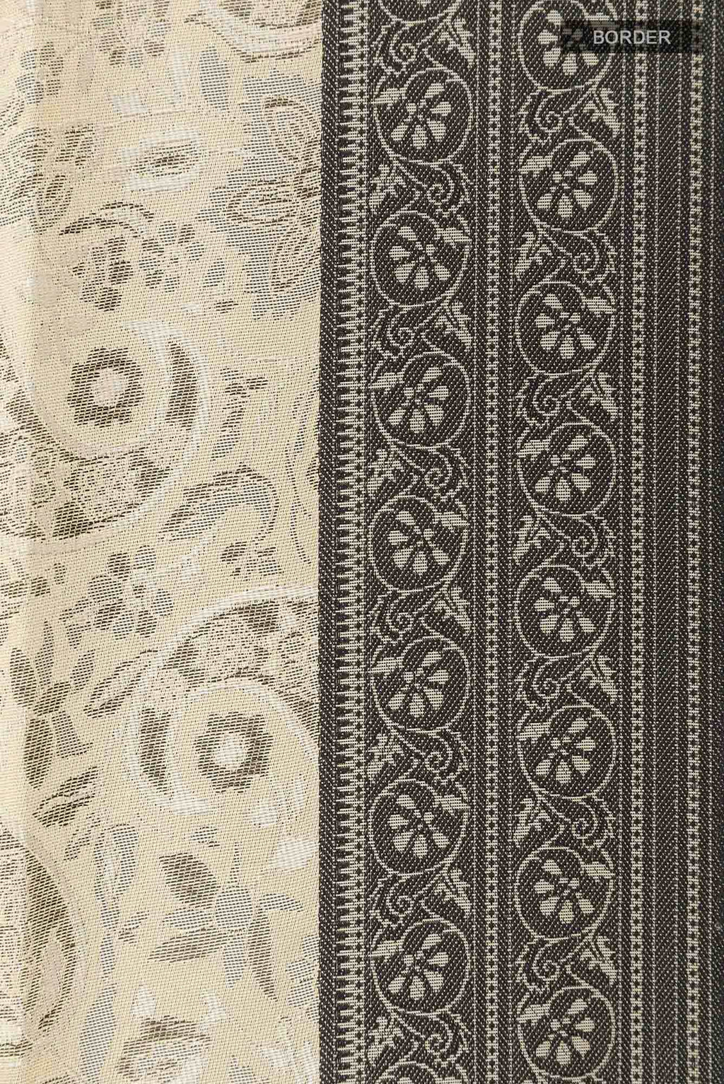 Beige Soft Silk Saree