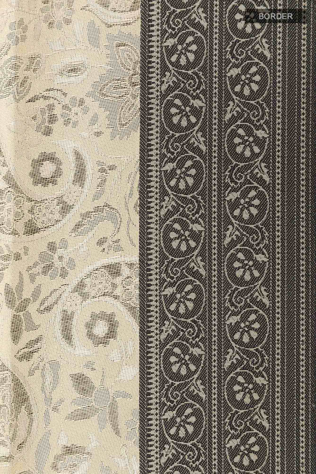 Beige Soft Silk Saree