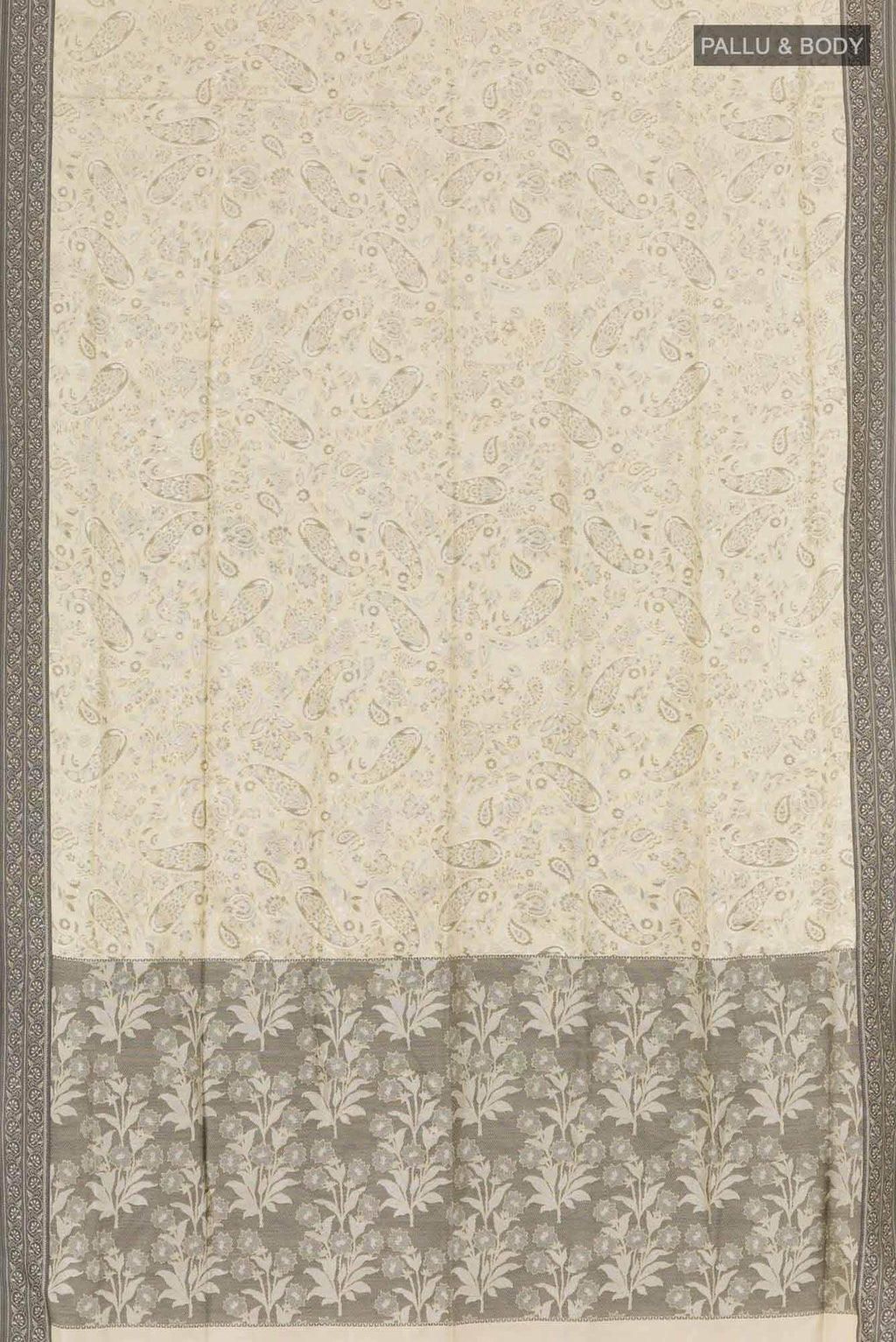 Beige Soft Silk Saree