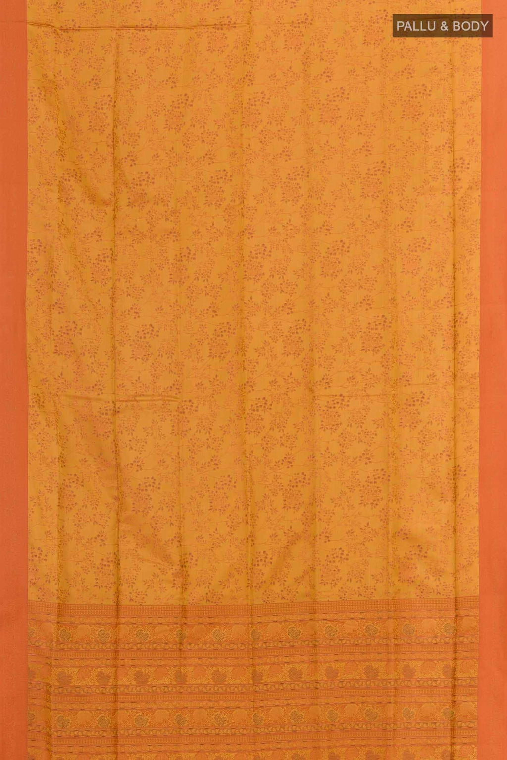Mustard Soft Silk Saree