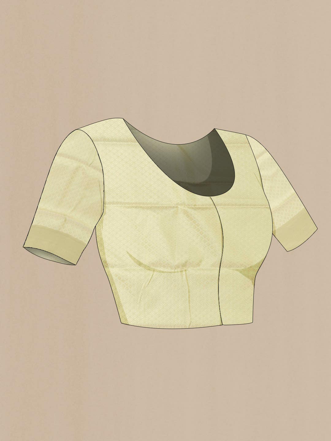 Cream Soft Silk Saree