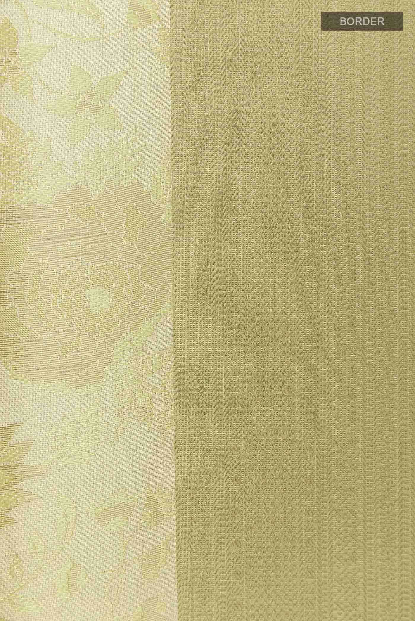 Cream Soft Silk Saree