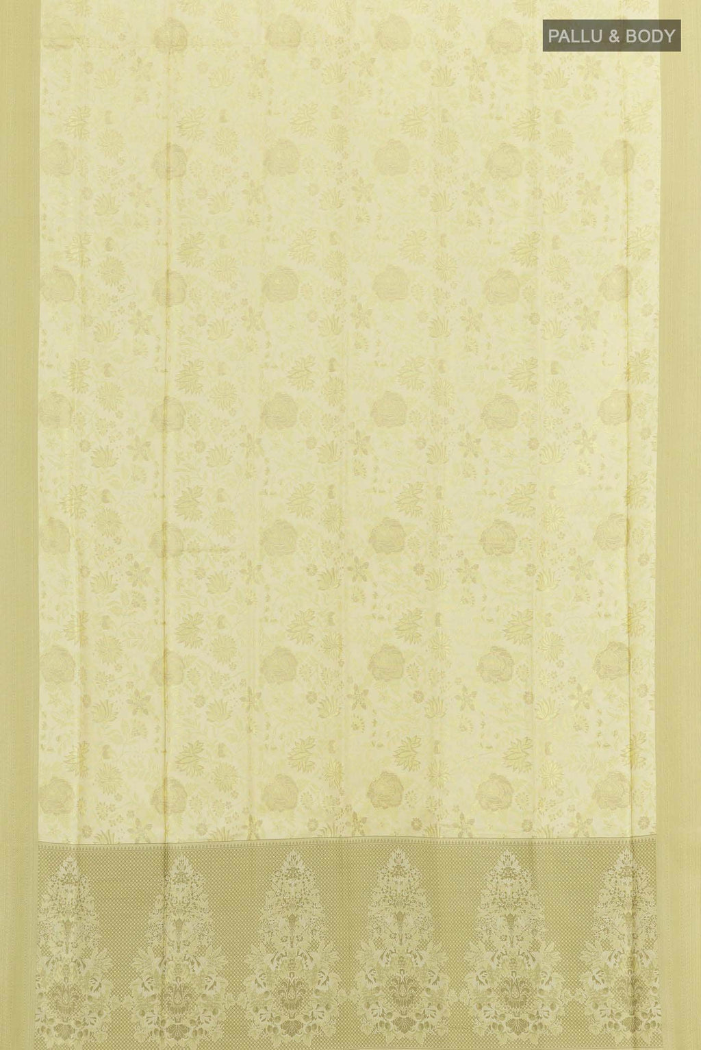Cream Soft Silk Saree
