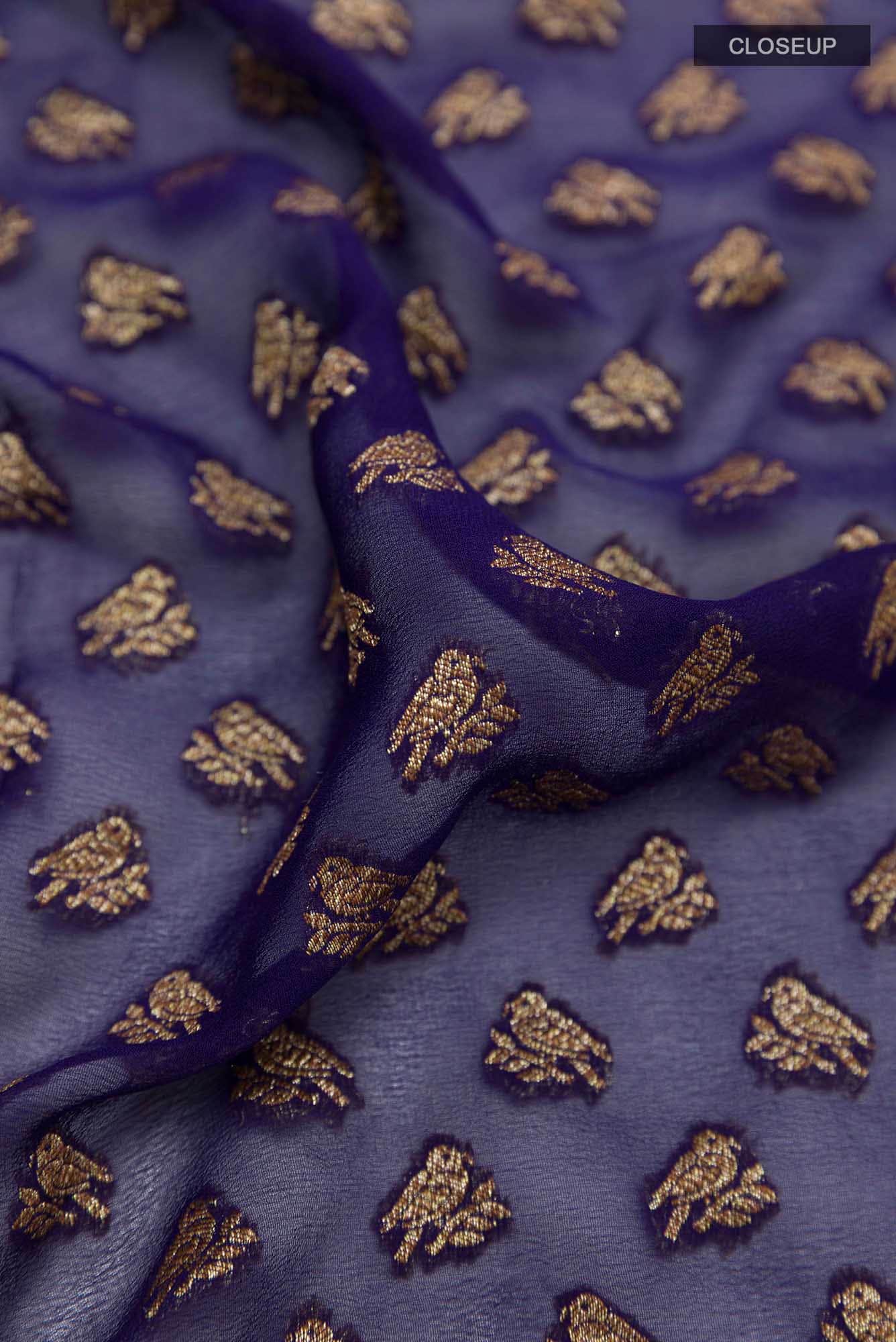 Blue Banarasi Saree