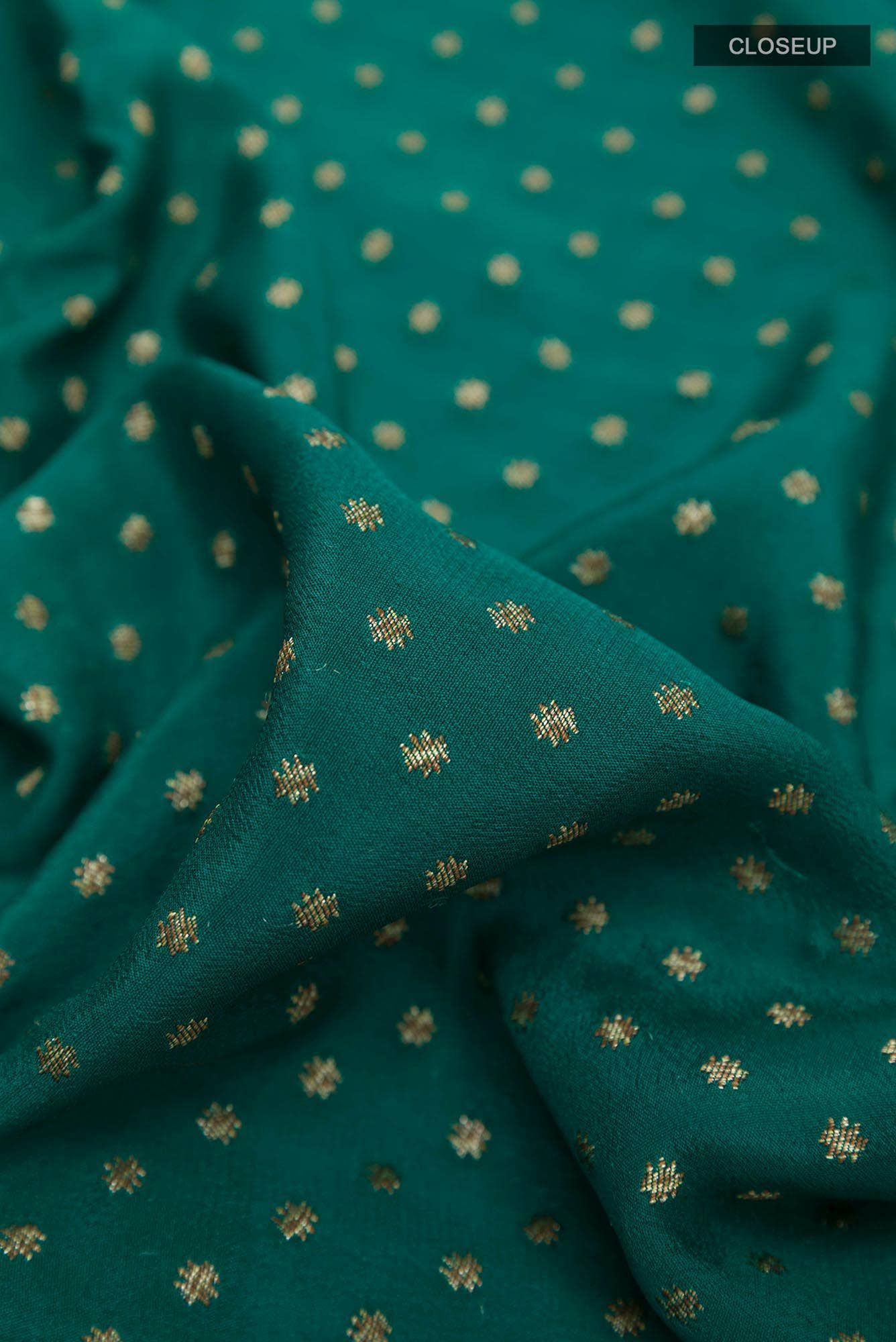 Green Banarasi Georgette Saree