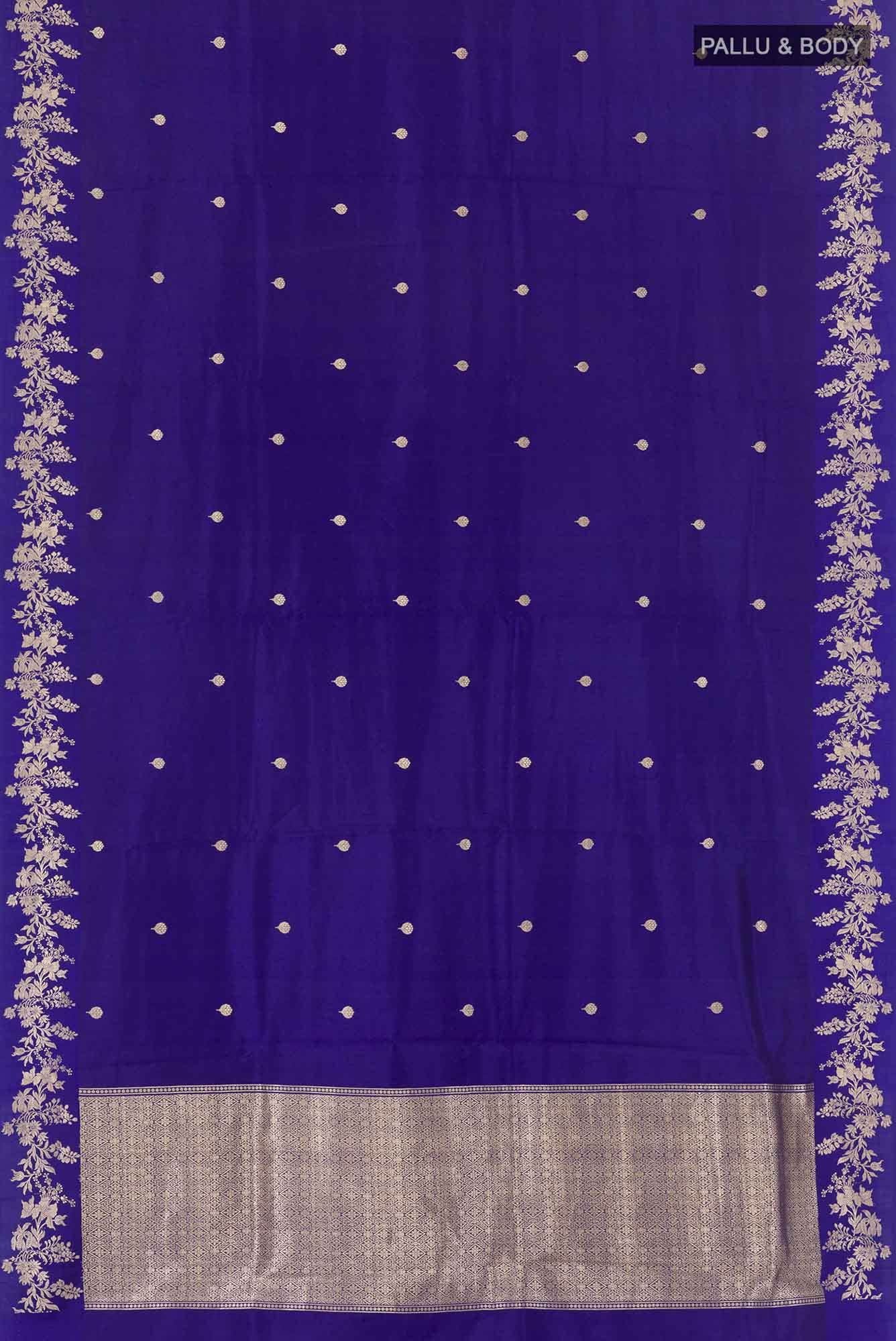 Blue Banarasi Saree