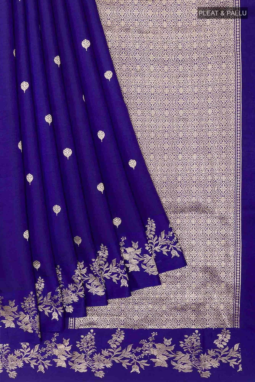 Blue Banarasi Saree