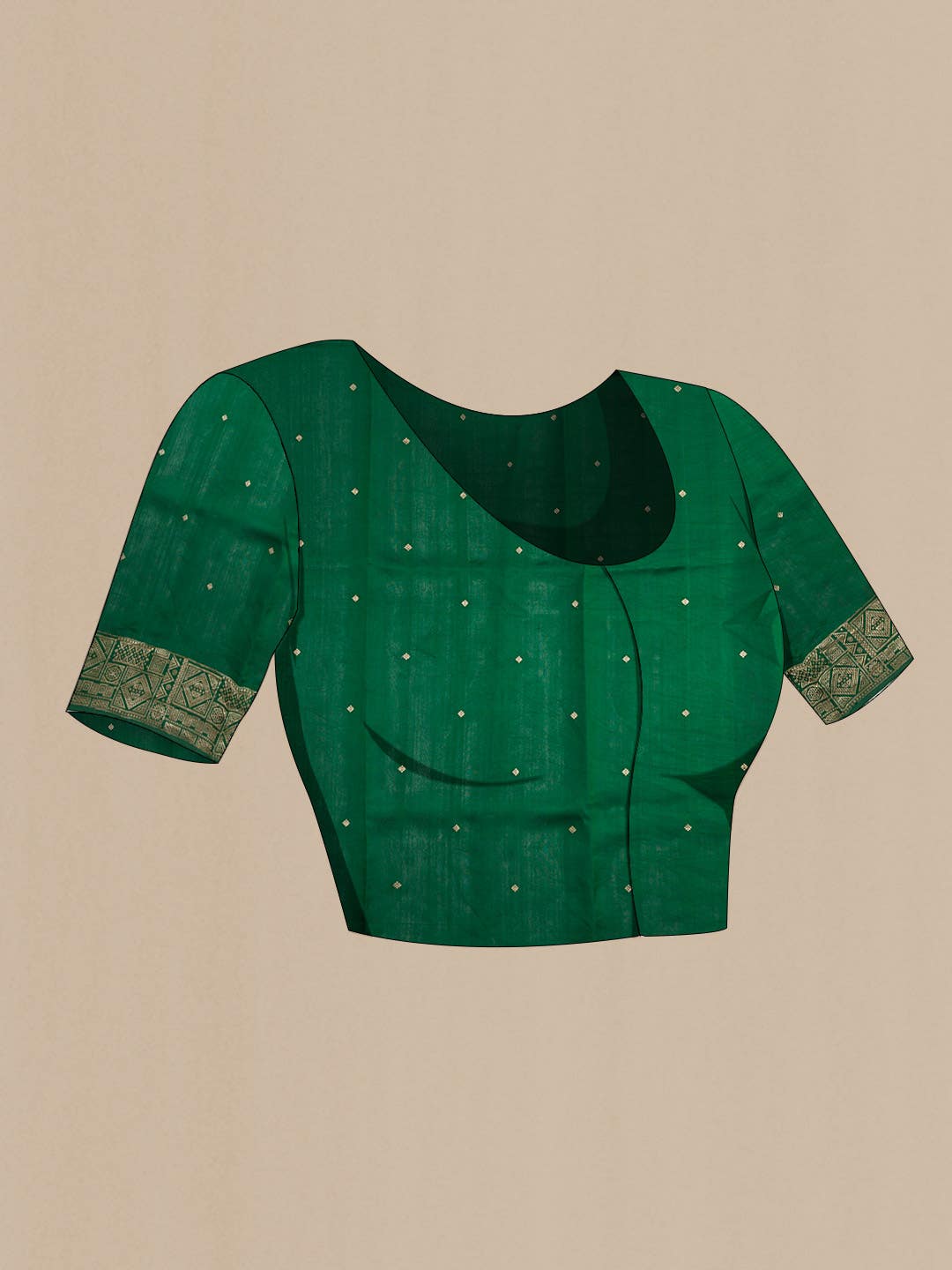 Green Banarasi Silk Saree