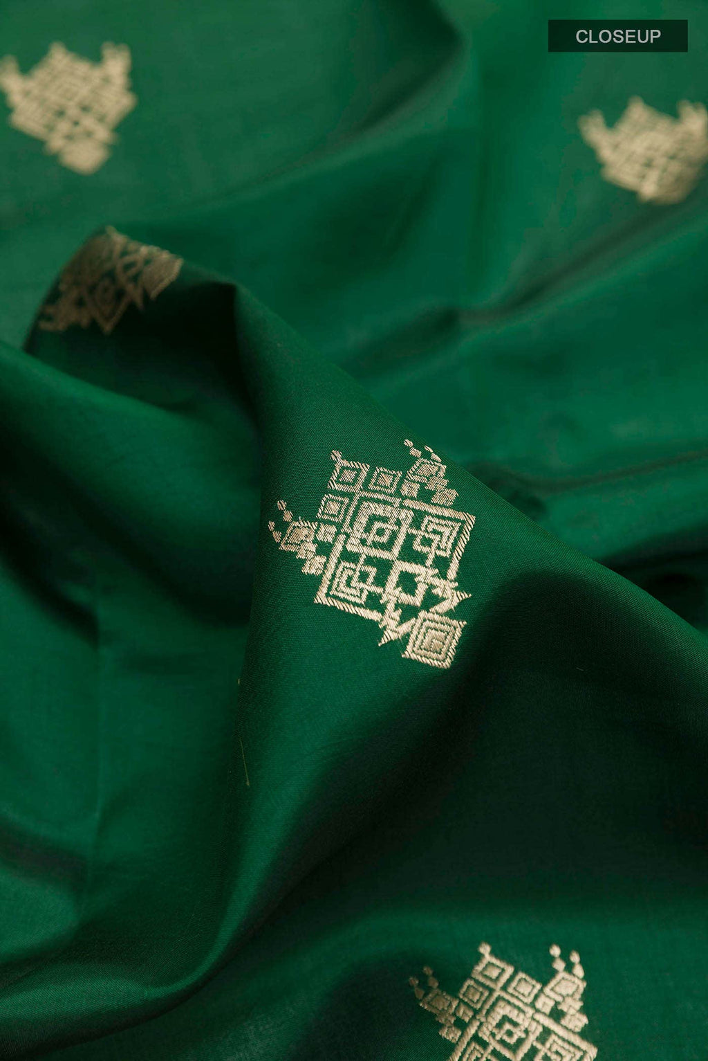 Green Banarasi Silk Saree